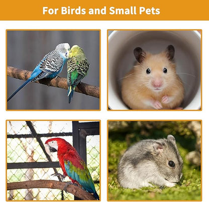 kathson Natural Sun-Dried Birds Millet Spray Millet Treat Bird Snacks for Parrots Cockatiels Lovebirds Painted Buntings and Finches Parakeets 2.2 LB