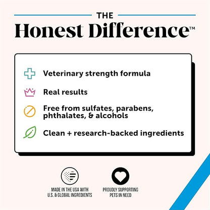 Chlorhexidine Cat & Dog Seasonal Itch Relief Shampoo, for Allergies, Itching, Skin and Coat Supplement, Helps Shedding, Hot Spots, Deodorizing Dog Shampoo & Grooming Supplies,16oz