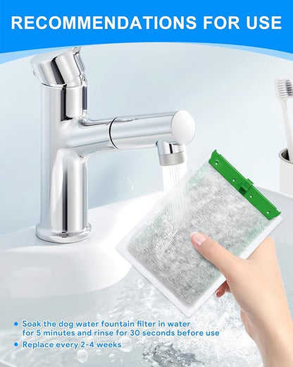 6 PCS Super Upgraded Filter Cartridges Large with 3 Premium Materials Compatible with Tetra Whisper Bio-Bag Aquarium Filters, Fish Tank Filter for Whisper 20i 40i/ IQ 20 30 45 60/ PF20 30 40 60