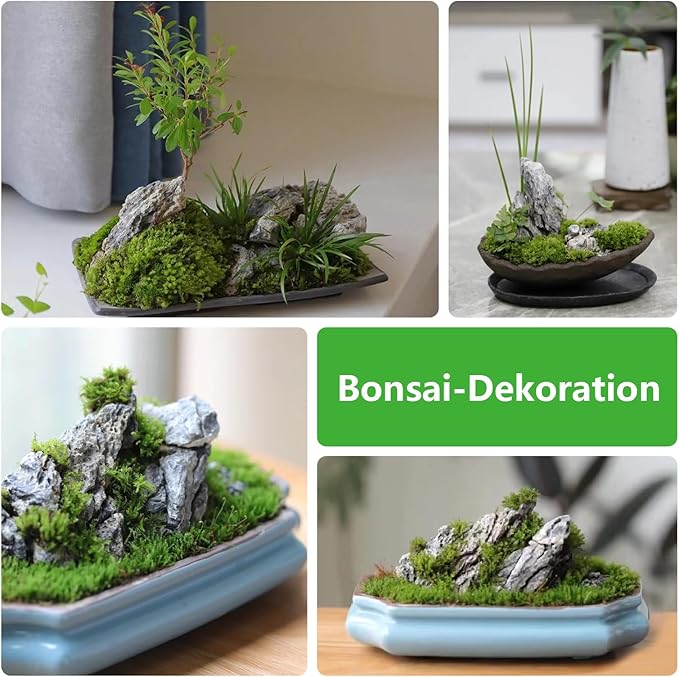 KINGRUI Natural Aquarium Rocks Seiryu Rock Stone 20lb Dragon Stone for Aquarium Landscaping Models Fish Tank Decoration Reptile and Amphibian enclosures 3 to 7 inch