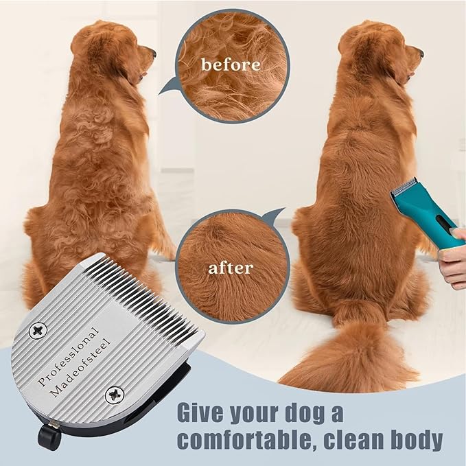 5 in 1 Fine Replacement Blades Compatible with Wahl Bravura Clipper Chromado，Creativa，Figura Dog Clippers for Dogs Grooming