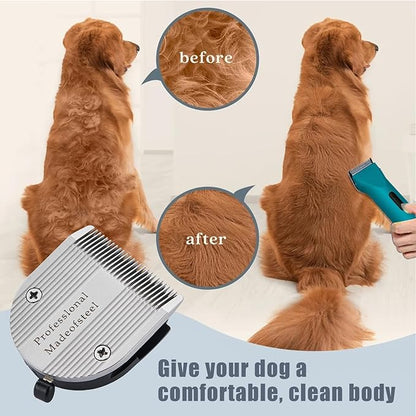 5 in 1 Fine Replacement Blades Compatible with Wahl Bravura Clipper Chromado，Creativa，Figura Dog Clippers for Dogs Grooming