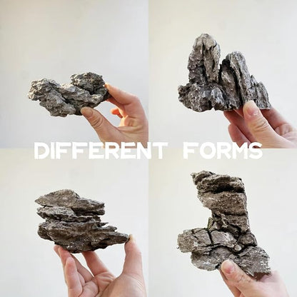 kecilke Seiryu Stones Aquarium Rocks Hardscape Stone for Aquariums, Fish Tanks, Bonsai, Terrariums, Wargaming Dioramas, Indoor or Outdoor Gardens(11lb 2-7inches)