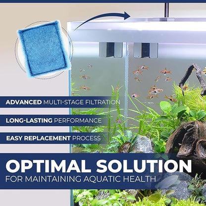 8/16 Pack Rite-Size C Filter Cartridges Compatible with MarineLand Penguin PRO Power Filters 275/375 & Original Penguin Power Filters 200/350 - Rite-Size C Replacement Filter Cartridges