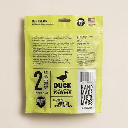 Polkadog Crunchy Training Bits Variety 3-Pack – Includes Chicken Littles, Lucky Duck, Salmon Says – All Natural Training Treats, Handcrafted in USA. Great for Dogs with Allergies – 7oz (Pack of 3)