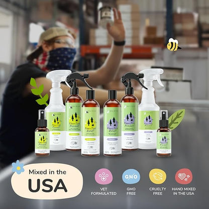 kin+kind | Plant-Based Flea and Tick Spray for Dogs (12 fl oz) | Lavender