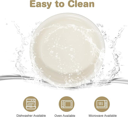 Single Replacement Bowl for 6.3'' High Elevated Dog Bowls, Non-Slip Pet Feeding Dishes for Small Medium Dogs and Cats, Durable Porcelain Dog Food and Water Bowls(28oz, Cream White)