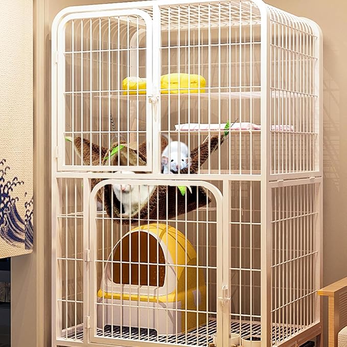 Ferret Rat Hammock Tunnel Toys Cage Accessories, Guinea Pig Hideout Tunnel, Warm Bed for Rat Ferret Guinea Pig Sleep Hide and Play (3.Hammock)