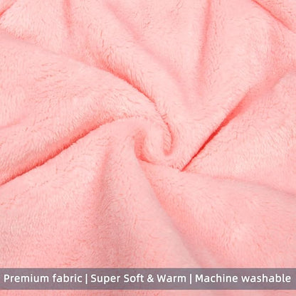 FabriCastle Dog Hoodie Sweater for Small Dogs Boy and Girl, Dog Clothes XS XXS Puppy Sweatshirt, Pet Outfit, Cat Clothing Super Soft Warm Snap On Closure (Pink, Medium)