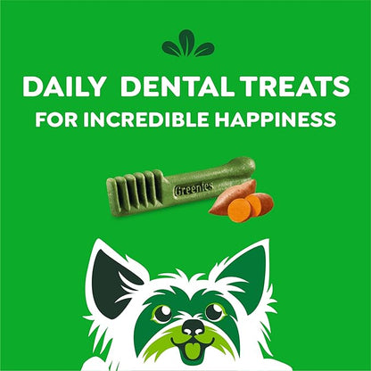 Greenies Teenie Dental Dog Treats, Sweet Potato Flavor, 36 oz. Pack (130 Treats)