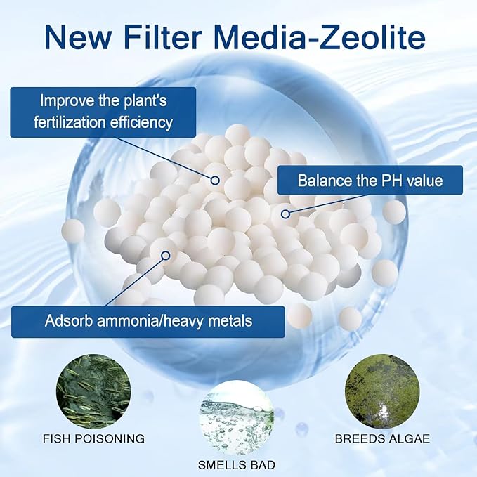 6Pack Large Aquarium Filter Cartridge for Whisper Bio-Bag Power Filters, Replacement Filter Cartridges