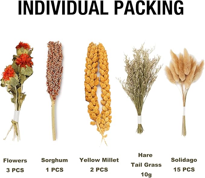 Hamster Natural Flower & Herb Bedding,Habitat Decor Sprays Set for Hamsters/Birds/Dwarf/Syrian Gerbils/Mice/Lemming Degus or Other Small Animals