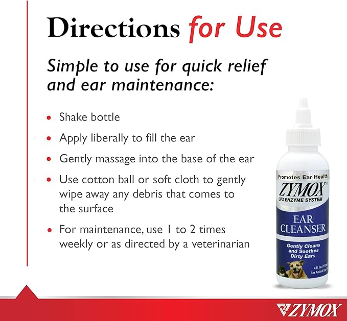 Zymox Ear Cleanser With Bio-Active Enzymes, 4 oz.