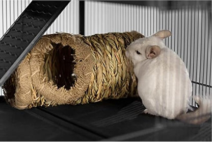 Prevue Hendryx 1098 Nature's Hideaway Grass Tunnel Toy, 13.5" x 6 "