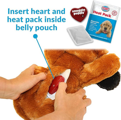 Original Snuggle Puppy Toys - Heartbeat Puppy for Dogs - Pet Anxiety Relief and Calming Aid - Comfort Dog Toys for Behavioral Training