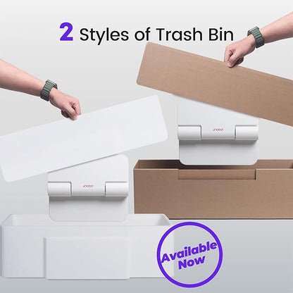 (Upgraded) Popur X5 Self Cleaning Cat Litter Box - Unique Open Top Split System - Automatic Litter Scooping Robot, Odor-Seal, 24 Inch Tray, 30-Day Capacity, 33 lbs. Load, 99% Leakproof (Plastic Bin)