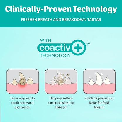 SKOUT'S HONOR Fresher Breath Water Additive for Pets - VOHC Accepted for Tartar Control, Freshens Breath Fast, No Brushing Required: Fresh & Flavorless 16oz - 3 Pack