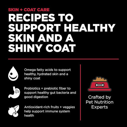 Go! Solutions Skin + Coat Care, Dry Dog Food, Lamb Recipe with Grains, 3.5 lb Bag