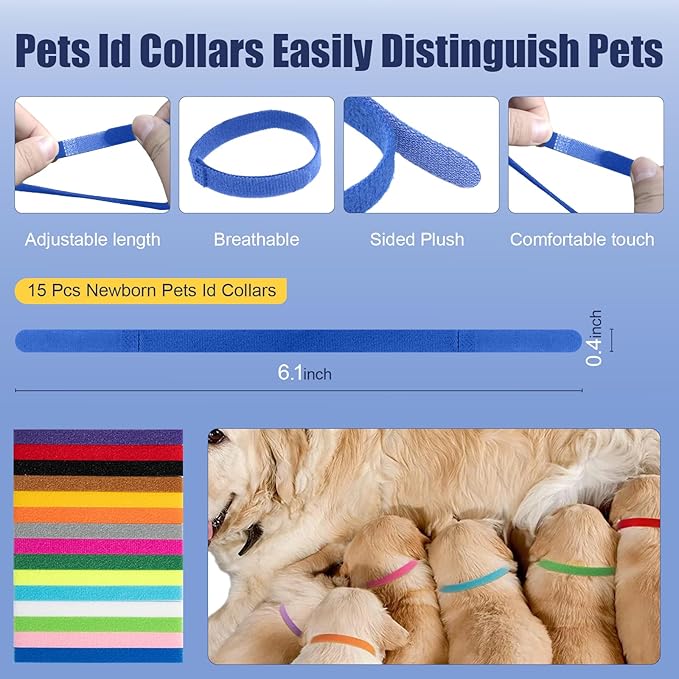 Puppy Kitten Whelping Kit, Whelping Kit with Feeding Nipple Bottle Stethoscope Scissors Cord Clamps Aspirator etc Full kit