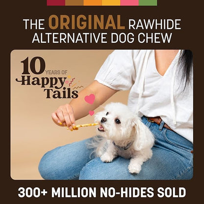 Earth Animal No-Hide Stix Venison Recipe Natural Rawhide Alternative Dog & Cat Chews - 40 Count Extra Value Pack