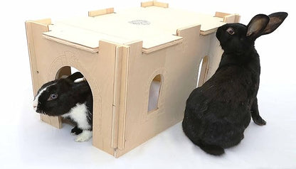 Small Pet Habitat Hideout-Tunnel, Rabbits, Guinea Pigs, Other Small Animals