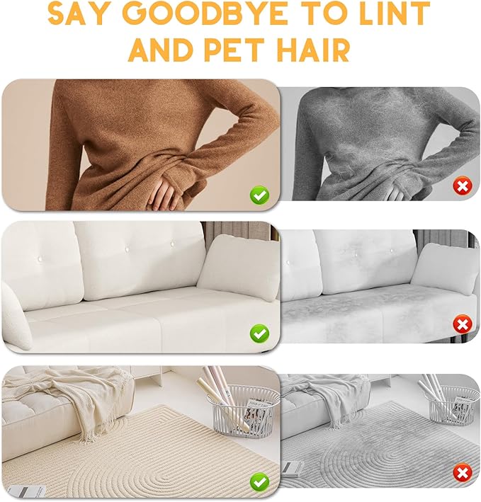 Pet Hair Remover, 2025 Upgrated Five-Finger Electrostatic Pet Hair Removal Gloves, Cat & Dog Hair Remover for Couch, Furniture,Clothing, Animal Fur Removal Tool, Cat Grooming Gloves-1 PCS