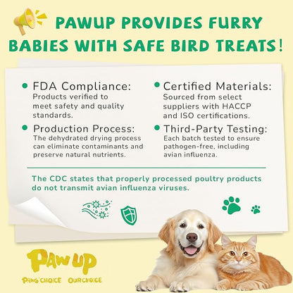 Dog Treats Chicken Wrapped Calcium Bone, Dog Chews for Small Dogs, Natural Teeth Clean w/Taurine,12.5 oz