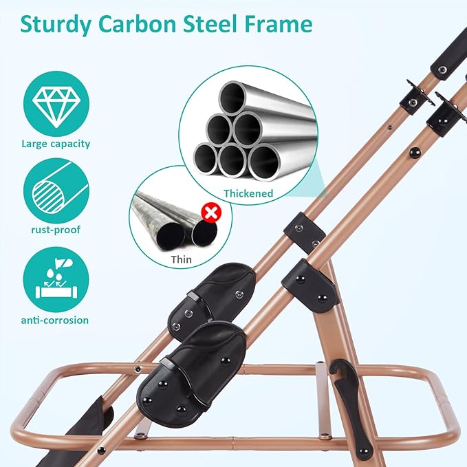 Ownpets Pet Stroller with Upgraded 4 Wheels, Foldable Dog Stroller for Medium Dogs and Cats Up to 66lbs, Detachable Carrier for Car Seat, with Storage Organizer, Cup Holder