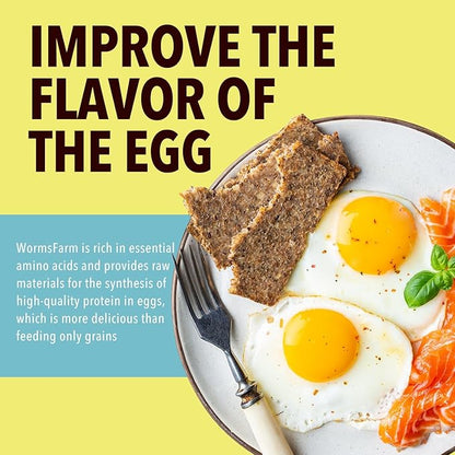 10lb Dried Mealworms for Wild Birds Chickens Feed for Laying Hens,Ducks,Reptiles