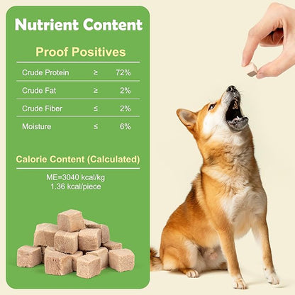 MON2SUN Freeze Dried Duck Cat and Dog Treats, Single Ingredient Natural and Healthy Dog Snacks, High Protein Training Treats & Food Topper, 9.5 oz