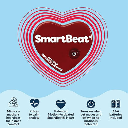 Original Snuggle Puppy Toys - Heartbeat Puppy for Dogs - Pet Anxiety Relief and Calming Aid - Comfort Dog Toys for Behavioral Training