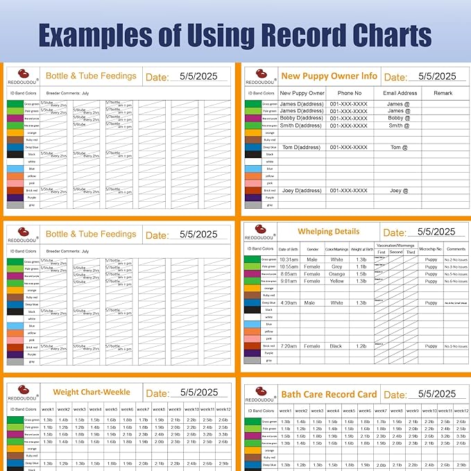 Puppy Kitten Whelping Kit, Whelping Kit with Feeding Nipple Bottle Stethoscope Scissors Cord Clamps Aspirator etc Full kit