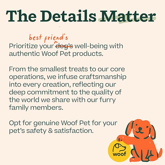 WOOF Pupsicle Refill Pops - Low-Mess Dog Snacks - with Peanut Butter and Beef - Dog Treats - Long Lasting - Small Pops - 10 Count