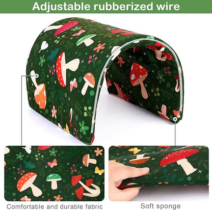 Bienbee Guinea Pig Tunnel and Hideout - Washable Rabbit Style Bunny House - Small Animal Forest-Themed Mushrooms