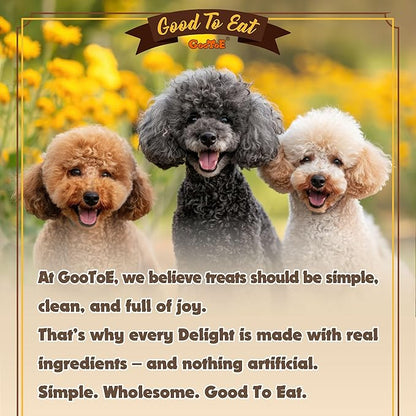 Gootoe Turkey Tendon Dog Treats, Pretzel (S) 6 Pieces per Pack, USA-Sourced Turkey Tendon, Natural Snack, Premium Puppy Chews, Hypoallergenic, Reseal Value Bags, Size for Small Dogs