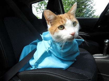 Cozy Comfort Carrier - X-Large Green Cat Carrier, Cat Holder for Cutting Nails, & Cat Carrier Pouch for Vet Visits, Medication Administration, Dental Care, & Travel