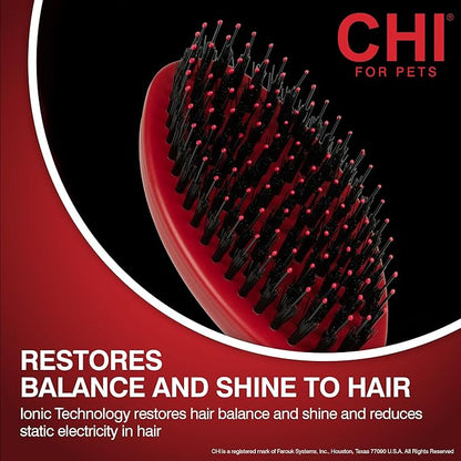 CHI Dog Brush for, Porcupine Brush for Dogs - Grooming Tools for Dogs & Puppies, Removes Mats and Tangles, Ionic Technology, Ergonomic Soft Grip Handle, Suitable for All Hair Types