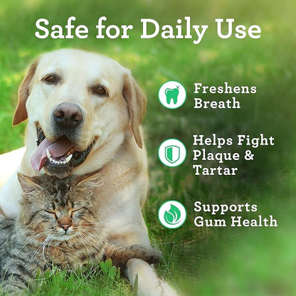 VetPro Complete Dr. Joseph's Advanced Dog Dental Wipes, 50 Count, Easy Teeth Cleaner for Dogs and Cats with Peppermint and Spearmint, Freshens Breath, Reduces Tartar