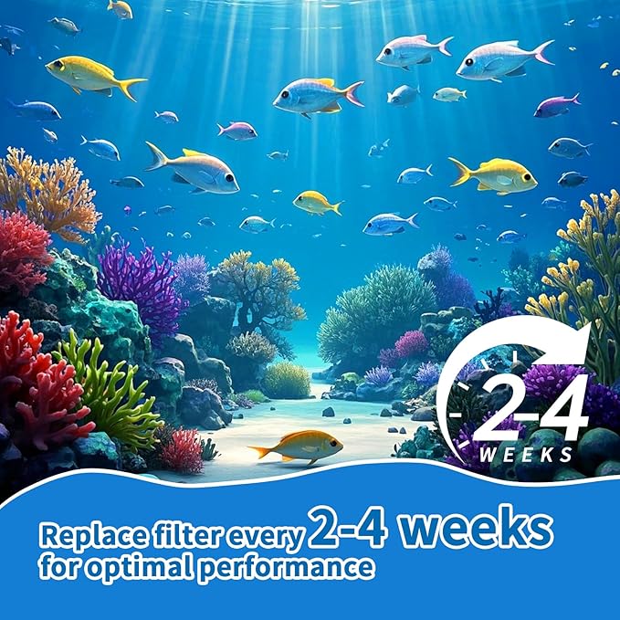 12 Pack Rite-Size C Filter Cartridges for Marineland Penguin PRO Power Filters 275/375 & Original Penguin Power Filters 200/350 Fish Tank Filter for Marineland Aquarium (Blue)