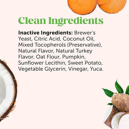 Grass Green Dog Chews - Urine Neutralizer for Lawn, Dog Pee Grass Helps Yard Stay Green Addressing Burn Spots with Probiotics & Enzymes (Duck)