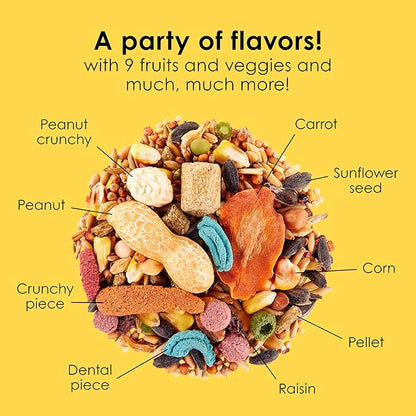 Kaytee Fiesta Mouse & Rat Food, Nutritious and Fun Blend, Supports Dental Health and Digestion, 2 pounds