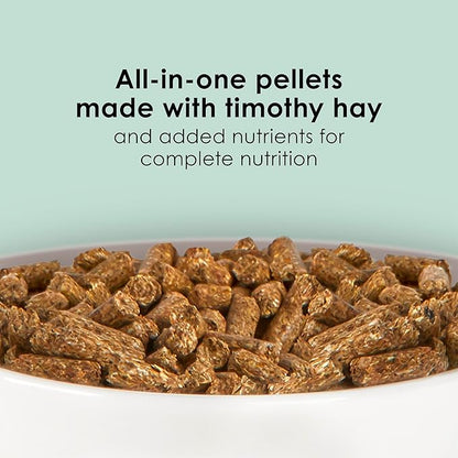 Kaytee Timothy Complete Guinea Pig Food, Made with Timothy Hay, High in Fiber, Supports Dental Health and Digestion, Long-lasting Vitamin C, 9.5 pounds