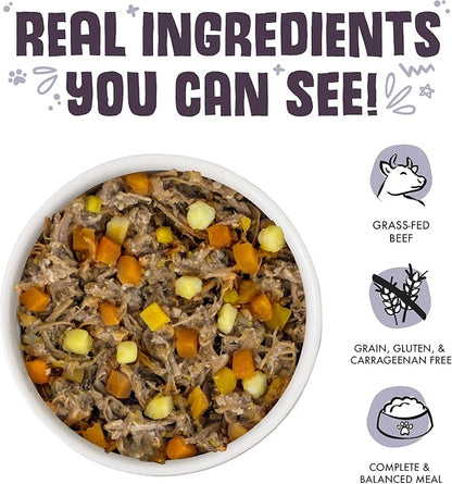 Weruva Classic Dog Food, Steak Frites with Beef, Pumpkin & Sweet Potato in Gravy, 5.5oz Can (Pack of 24)