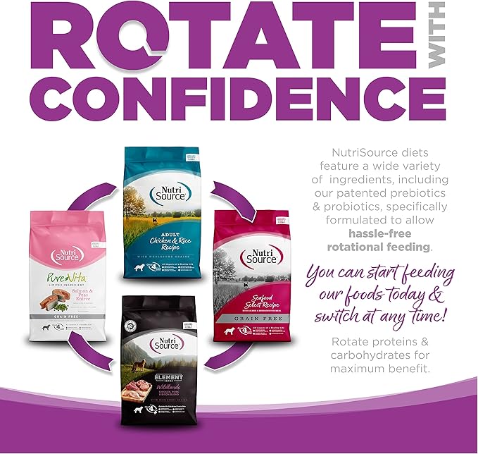 NutriSource Puppy Food, Made with Chicken and Rice, Large Breed, with Wholesome Grains, 30LB, Dry Dog Food