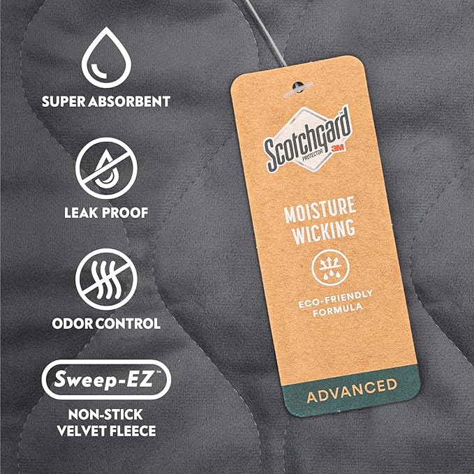 Paw Inspired PopCorner Guinea Pig Cage Liners | Washable Fleece Bedding or Pet Bed Mat for Small Animals | Super Absorbent Pee Pad with Reinforced Corners and Waterproof Bottom (C&C 2x3, Blue)