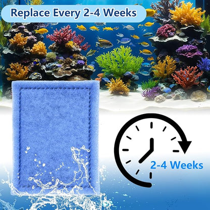 12 PCS Aquarium Filter Cartridge Filters, Rite-Size B (EZ-Change #2) Fish Tank Filter Cartridge, Replacement with Power Filters 100 125 Pro Power Filter 150 175
