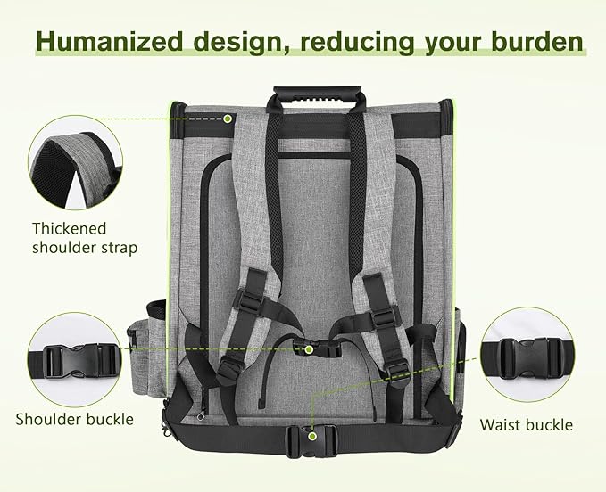 Pecute Pet Carrier Backpack, Cat Backpack Carrier, Expandable with Breathable Mesh for Small Dogs Cats Puppies, Dog Backpack Carrier for Hiking Travel Camping Outdoor, Hold Pets Up to 18 Lbs