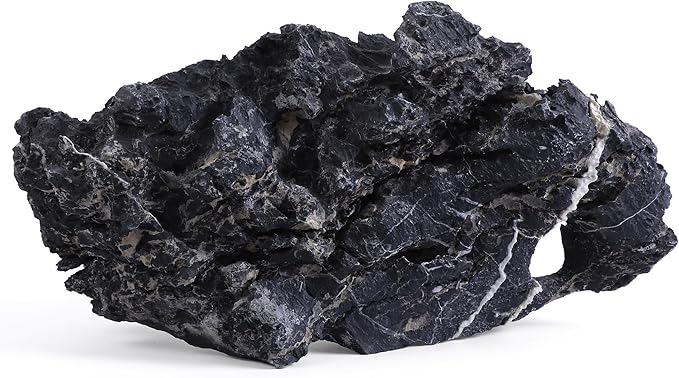18-20 Inches Natural Seiryu Stone 1 PCS Ultra Large Aquarium Rocks for Aquascaping, Aquarium Landscaping, Terrariums, Fish Tank Decoration, Vivariums, Paludarium, Amphibian Enclosures