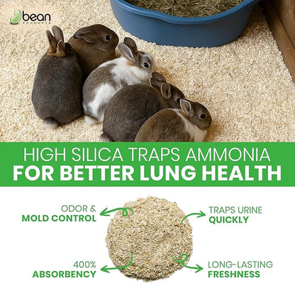 Hemp Animal Bedding 25 Lbs = 127 Liters of Natural Ground Hurds - Super Absorbent- DUST Free- for Your Horse, Chicken, Rabbit, Reptile, Hamster, Cage Coop or CAT Litter - USA Grown - Carbon Negative