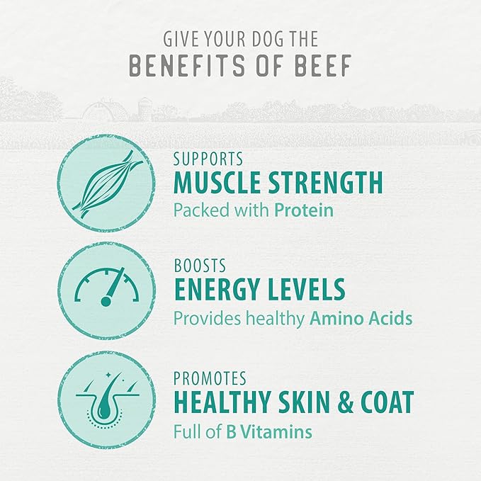 Caledon Farms Chewy Beef Sticks Dog Treats: 220G/7.8OZ